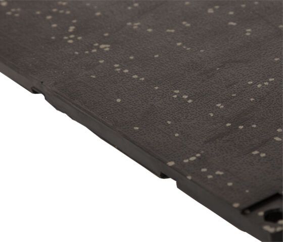 Λαστιχένιο Πάτωμα Original Πλακάκι 100x100cm 15mm Grey Flecks 94472 - Image 3