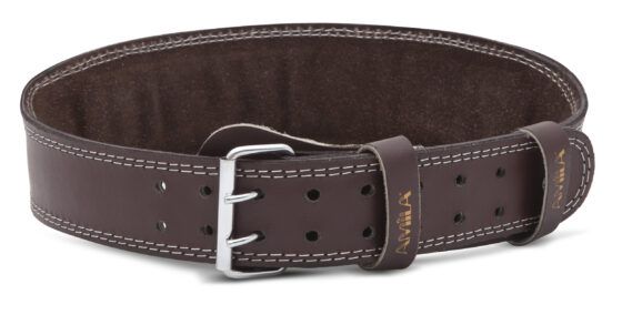 Ζώνη Άρσης Βαρών AMILA Δερμάτινη Καφέ C Quality M 94912 - Image 2