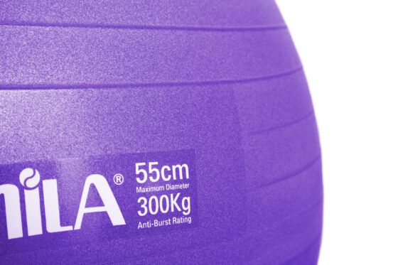 Μπάλα Γυμναστικής AMILA GYMBALL 55cm Μωβ 95830 - Image 2