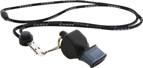 Σφυρίχτρα FOX40 Classic CMG Official Μαύρη με Κορδόνι 96010008 - Image 2