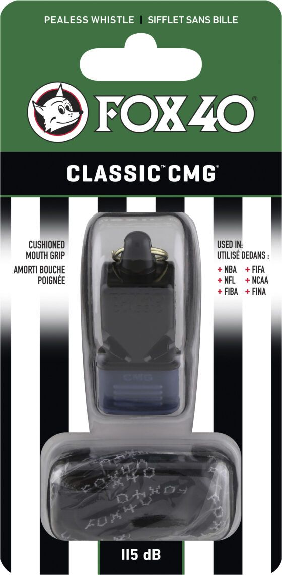 Σφυρίχτρα FOX40 Classic CMG Official Μαύρη με Κορδόνι 96010008 - Image 3