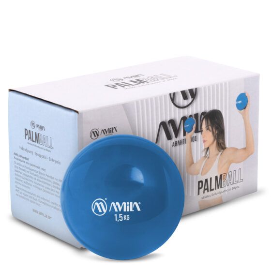 AMILA Palm Ball Two-Pack 1,5Kg Μπλε 96718 - Image 2