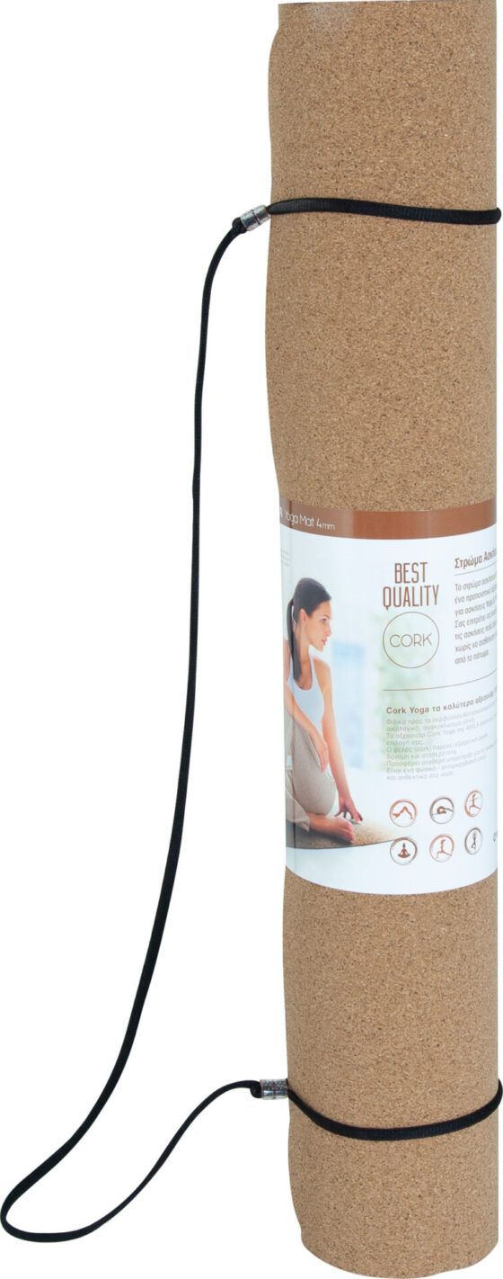 Στρώμα Yoga AMILA Cork 6mm 96812 - Image 3
