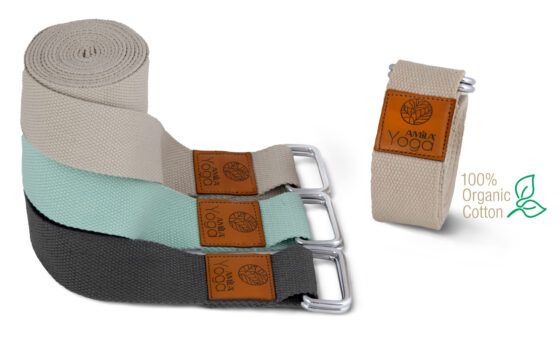 Ζώνη για Power Yoga AMILA Natural 96833 - Image 3