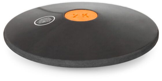 Δίσκος από Μαύρο Λάστιχο 2kg AMILA 97709 - Image 2