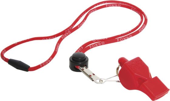 Σφυρίχτρα FOX40 Classic Safety Κόκκινη με Κορδόνι 99030108 - Image 4