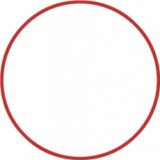 Χούλα-Χουπ 70cm - Φ19mm - 175gr, Κόκκινο AMILA 48057