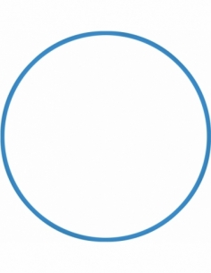 Χούλα-Χουπ 76cm - Φ18mm - 185gr, Μπλε 48160
