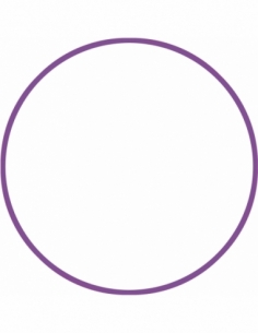 Χούλα-Χουπ 70cm - Φ19mm - 260gr, Μωβ 48027