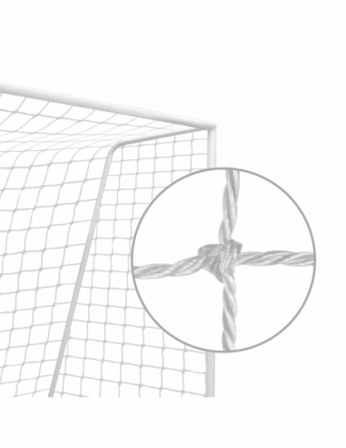 Δίχτυ Ποδοσφαίρου 11v11 Στριφτό PE 4mm (Διαγώνιο) 44904