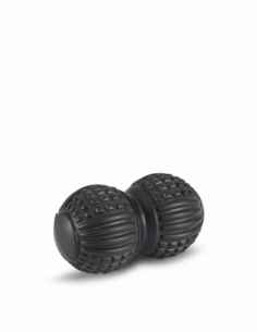 Μπάλα Μασάζ Διπλή Μαύρη 16cm 48090