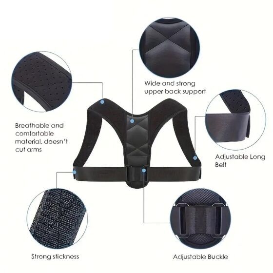 Ζώνη-ορθοστάτης πλάτης - Posture Correction Belt - 521005 - Image 3
