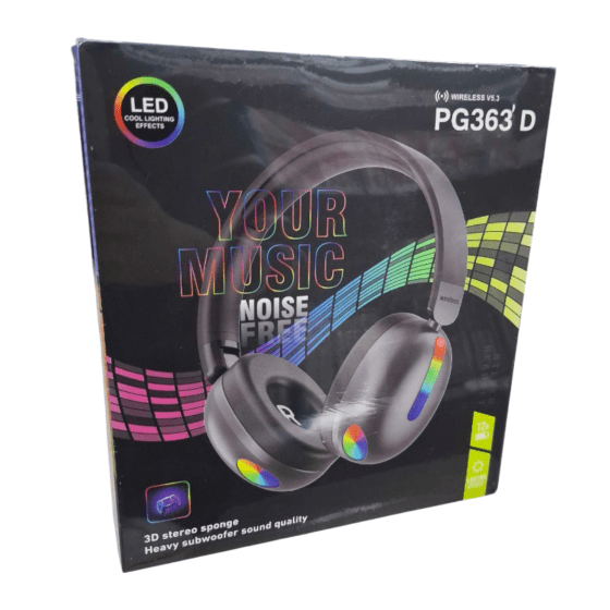 Ασύρματα ακουστικά - Headphones - PG363 D - 740363 - Black - Image 2