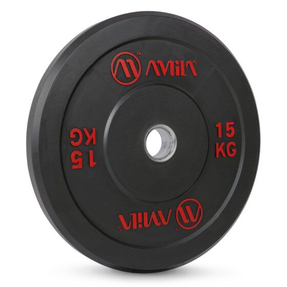 Δίσκος AMILA Black R Bumper Slim 50mm 15Kg 84833 - Image 2