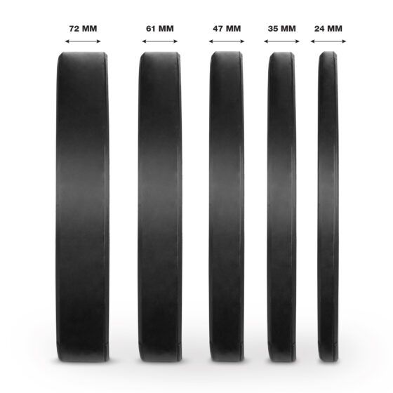 Δίσκος AMILA Black R Bumper Slim 50mm 15Kg 84833 - Image 4