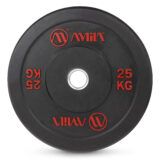 Δίσκος AMILA Black R Bumper Slim 50mm 25Kg 84835