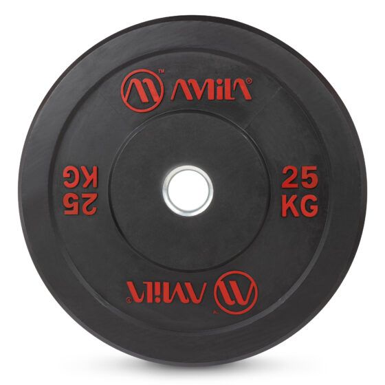 Δίσκος AMILA Black R Bumper Slim 50mm 25Kg 84835