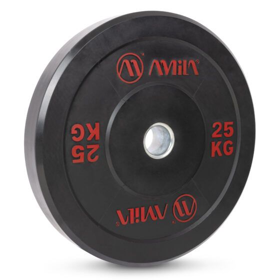 Δίσκος AMILA Black R Bumper Slim 50mm 25Kg 84835 - Image 2