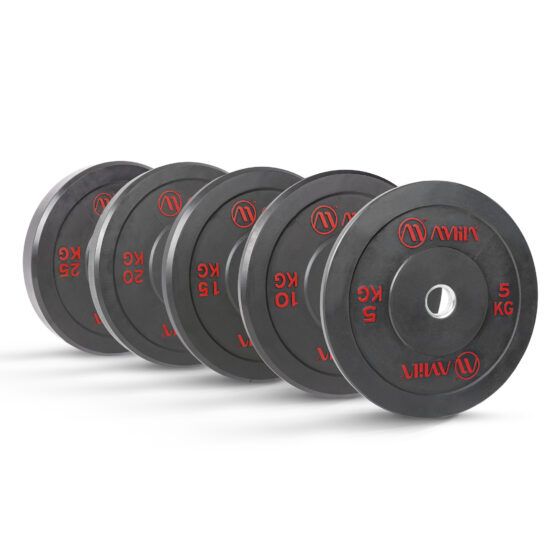 Δίσκος AMILA Black R Bumper Slim 50mm 25Kg 84835 - Image 3