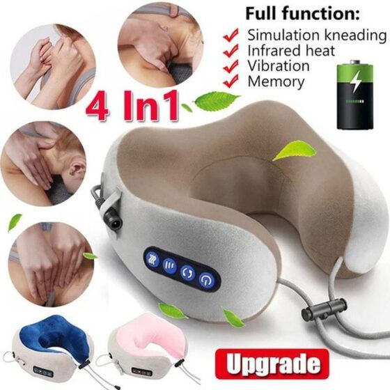 Συσκευή μασάζ αυχένα - Portable Massage Pillow - 985470 - Image 2