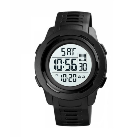 Ψηφιακό ρολόι χειρός – Skmei - 1731 - Black/White - Image 2