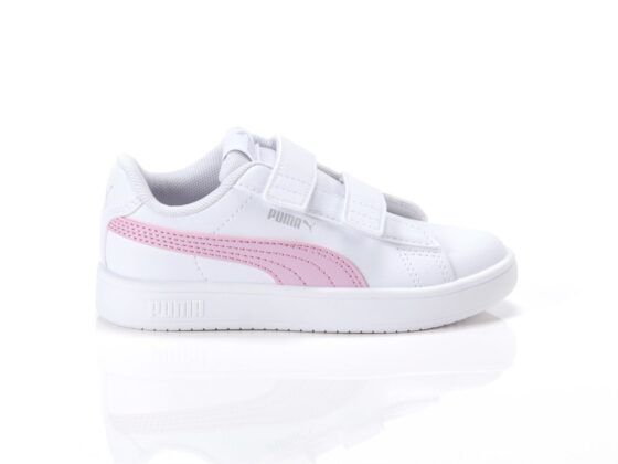 Puma Rickie Classic V Ps Παιδικά Sneakers Λευκά - Ροζ