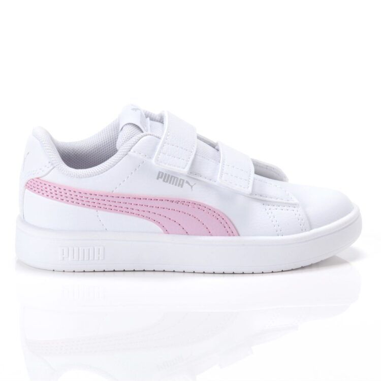Puma Rickie Classic V Ps Παιδικά Sneakers Λευκά - Ροζ
