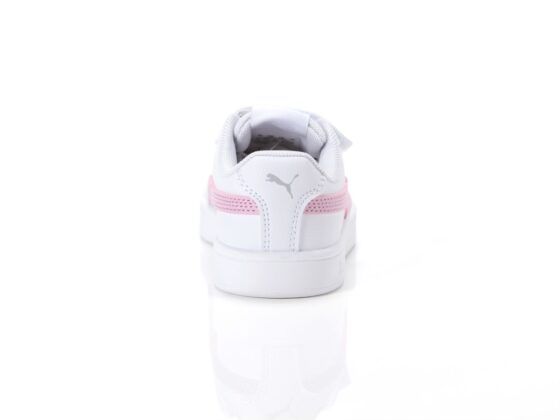Puma Rickie Classic V Ps Παιδικά Sneakers Λευκά - Ροζ - Image 4