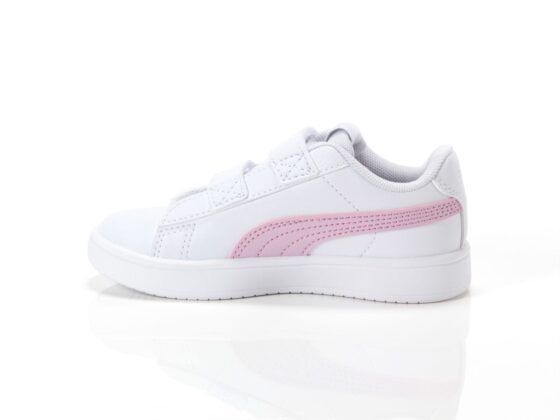 Puma Rickie Classic V Ps Παιδικά Sneakers Λευκά - Ροζ - Image 2