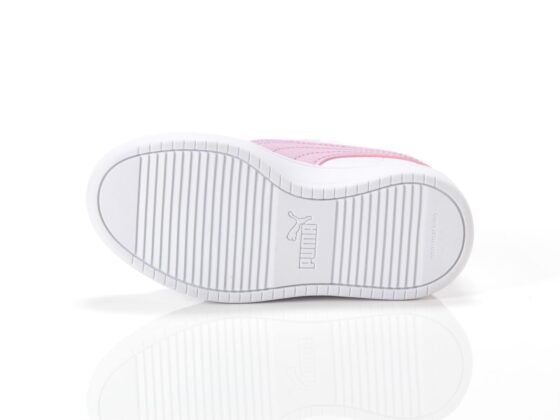 Puma Rickie Classic V Ps Παιδικά Sneakers Λευκά - Ροζ - Image 5