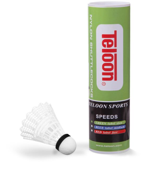 Μπαλάκια Badminton Προπόνησης Νάιλον, χαμηλής ταχύτητας (6 τμχ) 42073