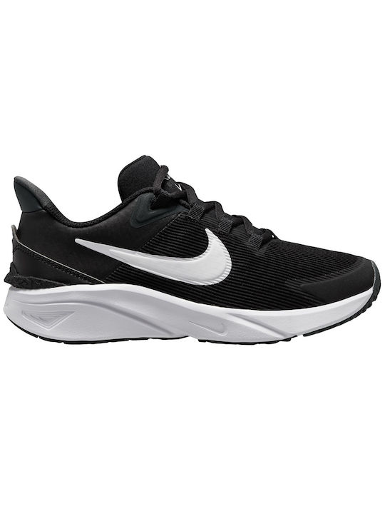 Nike Star Runner 4 Αθλητικά Παιδικά Παπούτσια Running με Κορδόνια Μαύρα