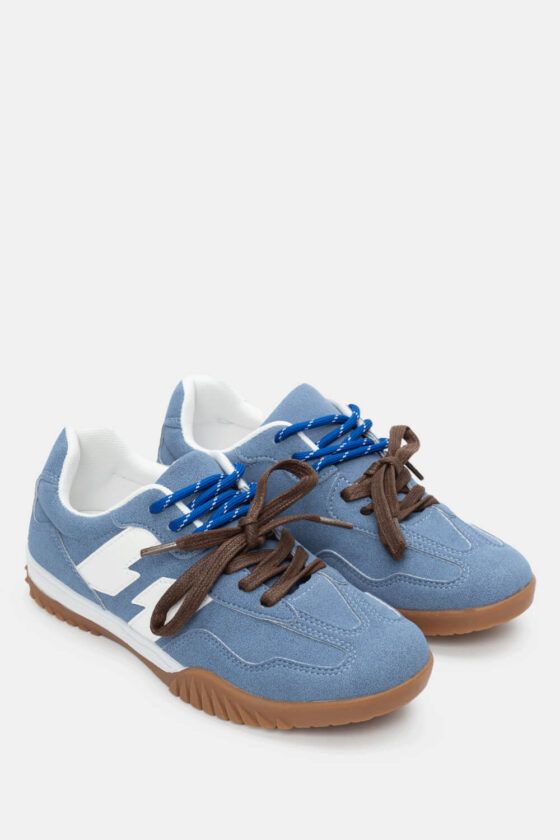 Sneakers με Διπλά Πολύχρωμα Κορδόνια  Κωδ 4549106 - Image 2