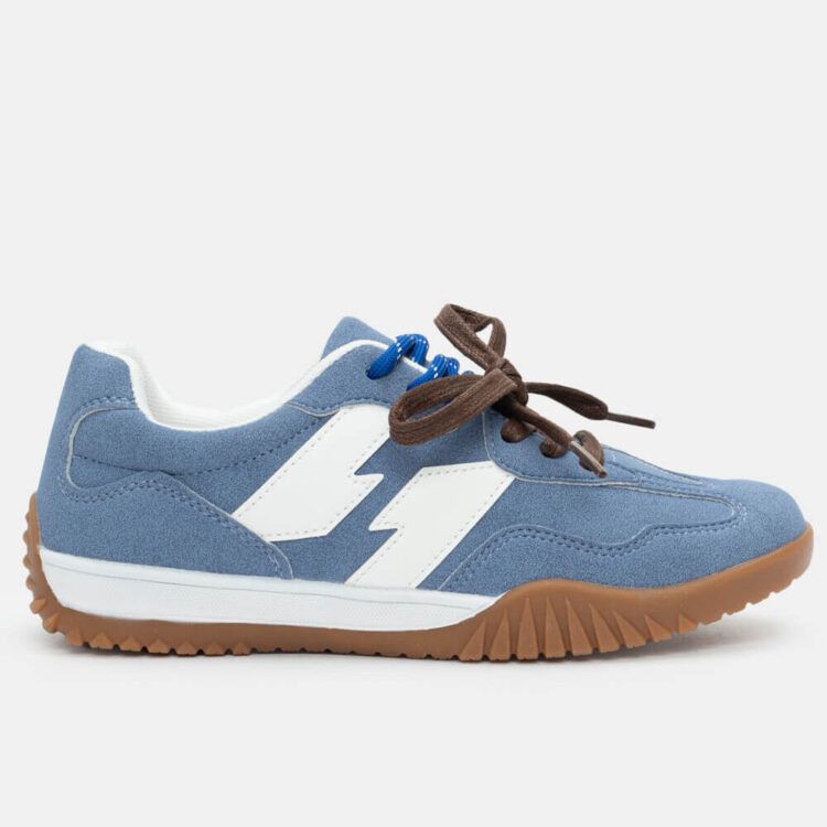 Sneakers με Διπλά Πολύχρωμα Κορδόνια  Κωδ 4549106