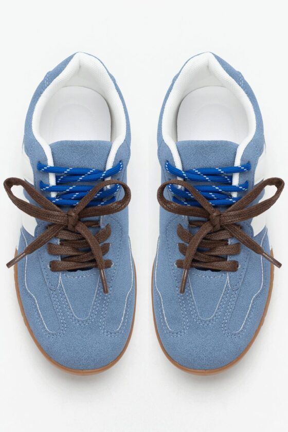 Sneakers με Διπλά Πολύχρωμα Κορδόνια  Κωδ 4549106 - Image 3