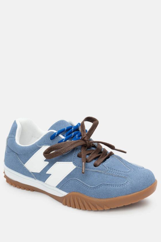 Sneakers με Διπλά Πολύχρωμα Κορδόνια  Κωδ 4549106 - Image 4