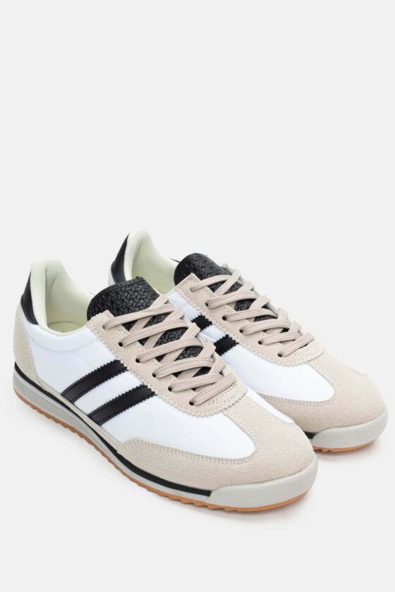 Sneakers σε Συνδυασμό Χρωμάτων & Υλικών Κωδ 4553902 - Image 3