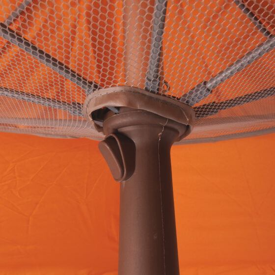 Ομπρέλα Παραλίας Αλουμινίου Escape 2m PE 180gsm UPF50+ Πορτοκαλί 12211 - Image 3