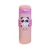 Παιδικό παγούρι-θερμός με καλαμάκι - 500ml - 219446 - Pink