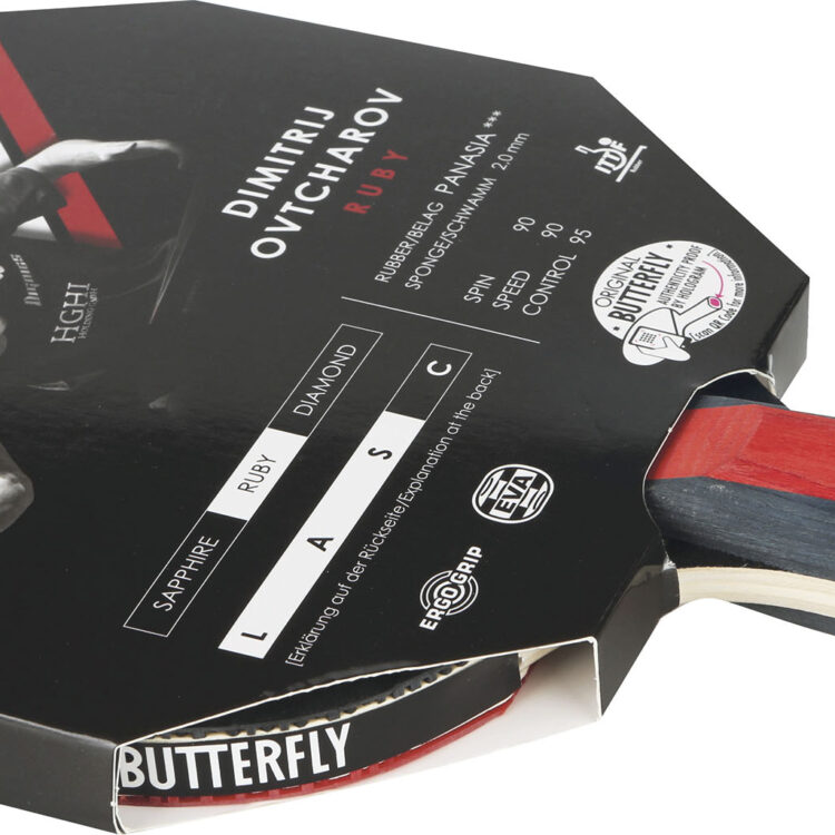 Ρακέτα Ping Pong Butterfly Dimitrij Ovtcharov Ruby 97169