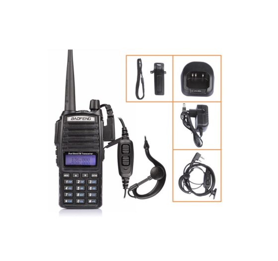 Φορητός πομποδέκτης - UHF/VHF - 5W - UV82 - Baofeng - 463082 - Image 5