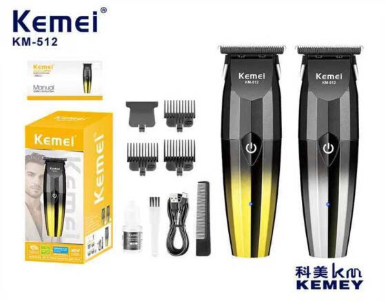 Κουρευτική μηχανή - KM-512 - Kemei - Silver - Image 4