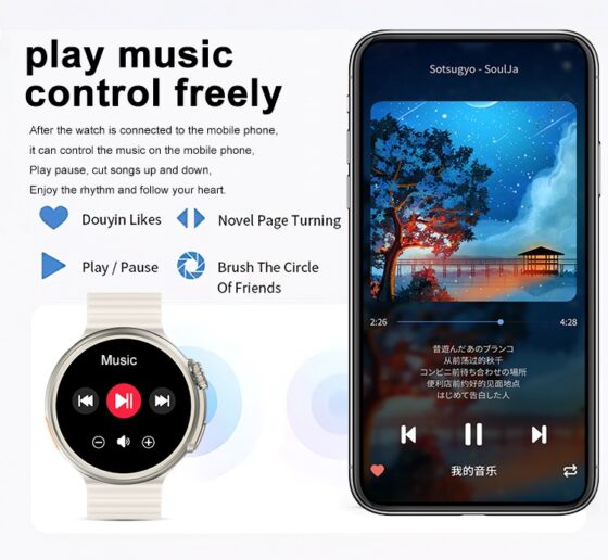 Smartwatch - Z78 UItra - 880266 - Grey - Image 3