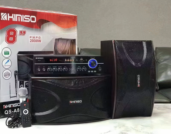 Σετ ηχεία subwoofer με ενισχυτή & μικρόφωνο Karaoke - QS-A8 - 813164 - Image 4