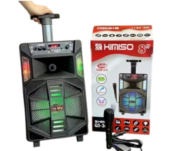 Φορητό ηχείο subwoofer με μικρόφωνο Karaoke - QS-3811 - 813188 - Image 2