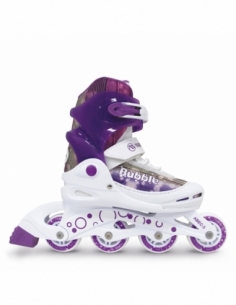 Πατίνια Inline Μωβ - Λευκό 34-37 48908