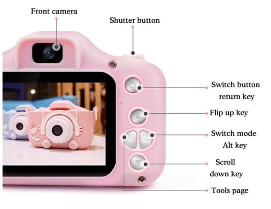Παιδική ψηφιακή κάμερα - X200 - Cat - 884461 - Pink - Image 3
