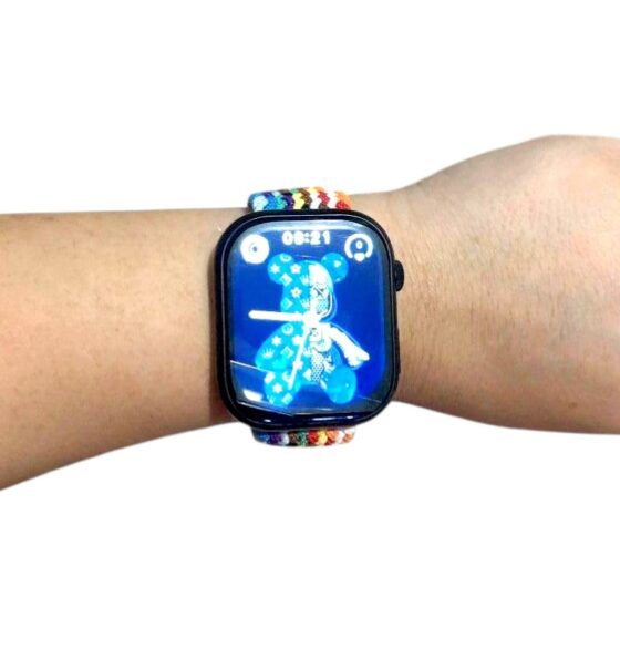 Σετ ασύρματα ακουστικά & Smartwatch με 2 λουράκια - P9 Series 10 - 812235 - Black - Image 3