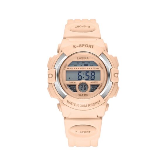 Ψηφιακό ρολόι χειρός - LS116 - Lasika - 817407 - Beige