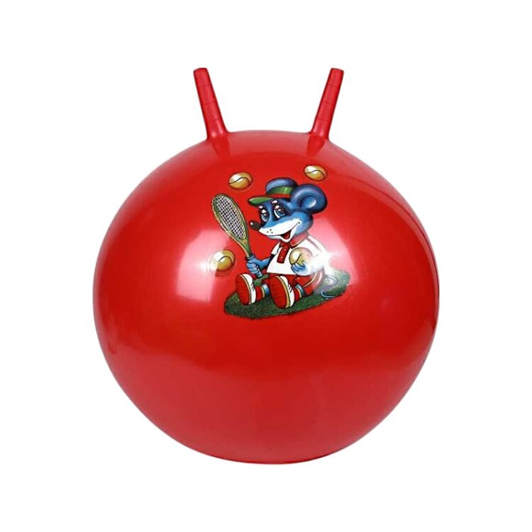 Φουσκωτή μπάλα αναπήδησης Hop-Hop - 55cm - 982314 - Red